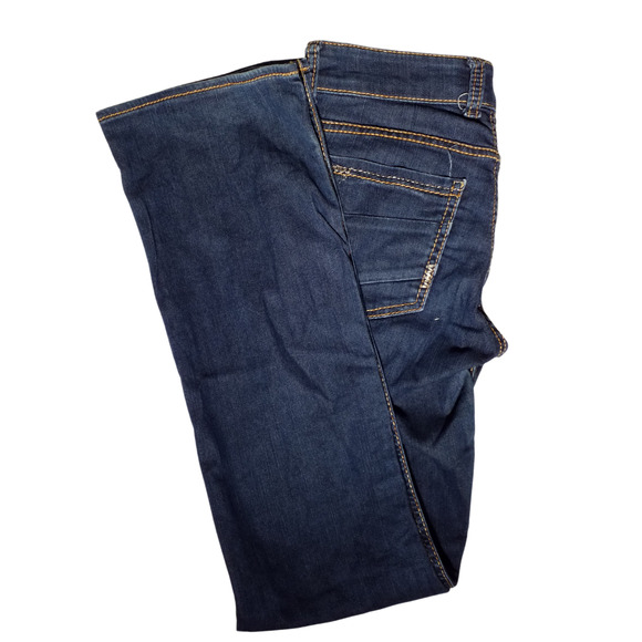 BKE Dakota Boot Cut Jeans Women’s 26L Dark Wash Stretch Denim - Picture 4 of 8